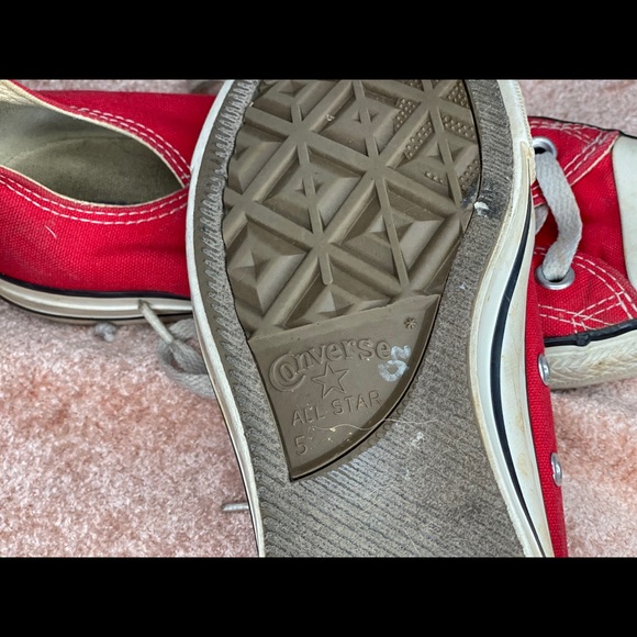 Red Converse - Picture 2 of 3